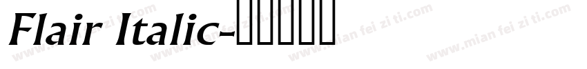 Flair Italic字体转换